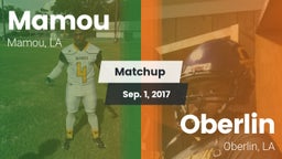 Matchup: Mamou vs. Oberlin  2017