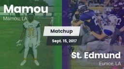 Matchup: Mamou vs. St. Edmund  2017