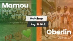 Matchup: Mamou vs. Oberlin  2018