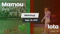 Matchup: Mamou vs. Iota  2018