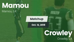Matchup: Mamou vs. Crowley  2018