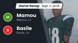 Recap: Mamou  vs. Basile  2018