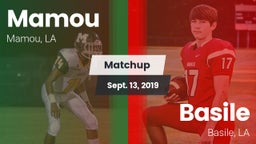 Matchup: Mamou vs. Basile  2019