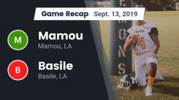 Recap: Mamou  vs. Basile  2019