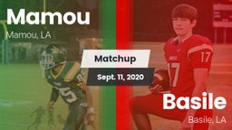Matchup: Mamou vs. Basile  2020