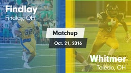 Matchup: Findlay vs. Whitmer  2016