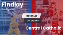 Matchup: Findlay vs. Central Catholic  2017