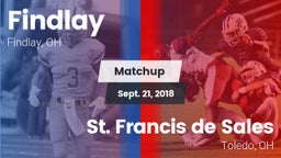 Matchup: Findlay vs. St. Francis de Sales  2018