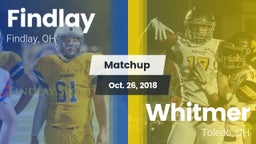 Matchup: Findlay vs. Whitmer  2018