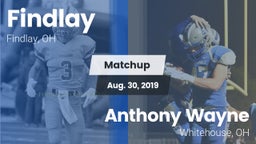 Matchup: Findlay vs. Anthony Wayne  2019