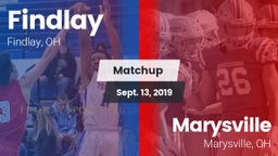 Matchup: Findlay vs. Marysville  2019