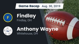 Recap: Findlay  vs. Anthony Wayne  2019