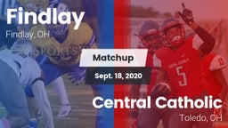 Matchup: Findlay vs. Central Catholic  2020