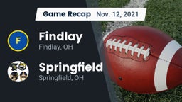 Recap: Findlay  vs. Springfield  2021