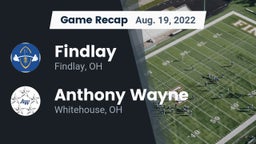Recap: Findlay  vs. Anthony Wayne  2022