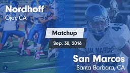 Matchup: Nordhoff vs. San Marcos  2016