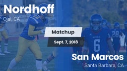 Matchup: Nordhoff vs. San Marcos  2018