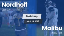 Matchup: Nordhoff vs. Malibu  2018