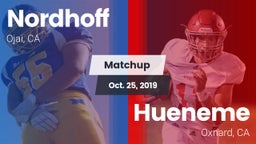 Matchup: Nordhoff vs. Hueneme  2019