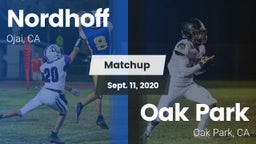 Matchup: Nordhoff vs. Oak Park  2020