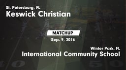 Matchup: Keswick Christian vs. International Community School 2016