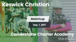 Matchup: Keswick Christian vs. Cornerstone Charter Academy 2017
