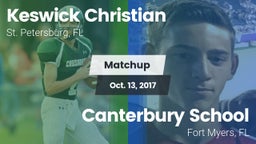Matchup: Keswick Christian vs. Canterbury School 2017
