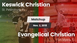 Matchup: Keswick Christian vs. Evangelical Christian  2018
