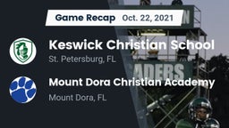 Recap: Keswick Christian School vs. Mount Dora Christian Academy 2021