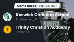 Recap: Keswick Christian School vs. Trinity Christian Academy  2021