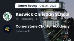 Recap: Keswick Christian School vs. Cornerstone Charter Academy 2022
