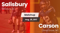Matchup: Salisbury vs. Carson  2017