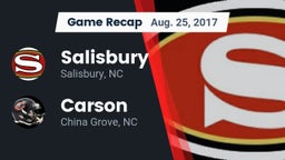 Recap: Salisbury  vs. Carson  2017