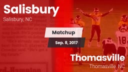 Matchup: Salisbury vs. Thomasville  2017