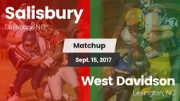 Matchup: Salisbury vs. West Davidson  2017