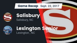Recap: Salisbury  vs. Lexington Senior  2017