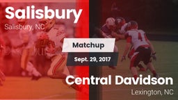 Matchup: Salisbury vs. Central Davidson  2017