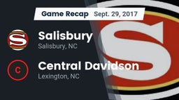 Recap: Salisbury  vs. Central Davidson  2017