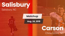 Matchup: Salisbury vs. Carson  2018