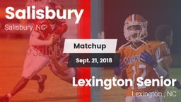 Matchup: Salisbury vs. Lexington Senior  2018