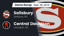 Recap: Salisbury  vs. Central Davidson  2018