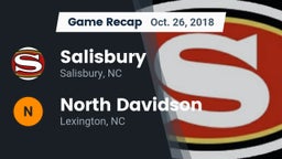 Recap: Salisbury  vs. North Davidson  2018