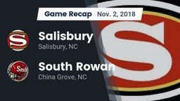 Recap: Salisbury  vs. South Rowan  2018