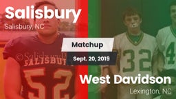 Matchup: Salisbury vs. West Davidson  2019