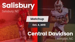 Matchup: Salisbury vs. Central Davidson  2019