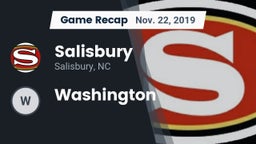 Recap: Salisbury  vs. Washington  2019
