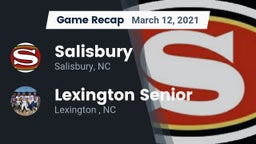 Recap: Salisbury  vs. Lexington Senior  2021