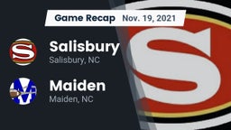 Recap: Salisbury  vs. Maiden  2021