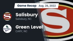 Recap: Salisbury  vs. Green Level  2022