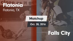 Matchup: Flatonia vs. Falls City 2016